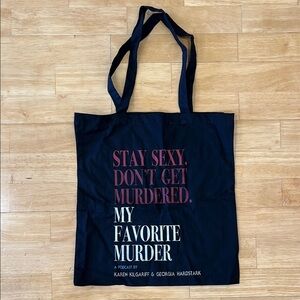 My Favorite Murder Podcast Cotton Tote Bag